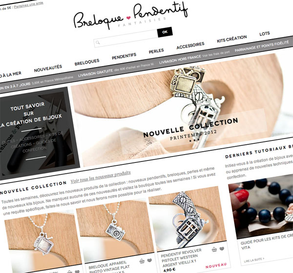 BreloquePendentif.com s'est refait une beaut&eacute; ;-)