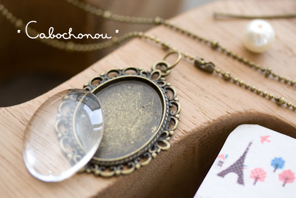 Nouveau cabochon vintage !