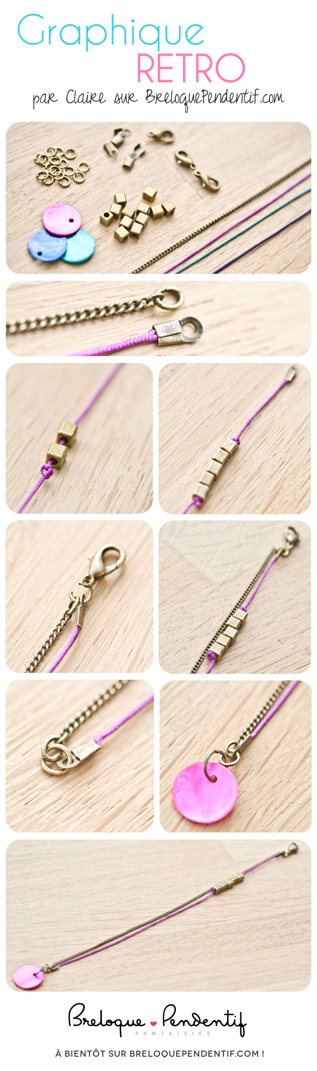 Bracelet Graphique Retro par Claire
