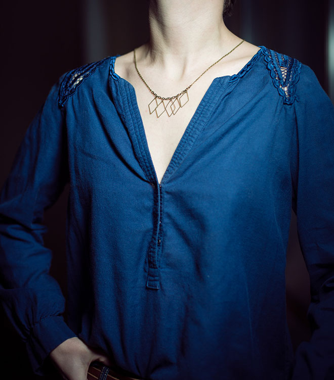DIY Collier /// Losange Mon beau Losange