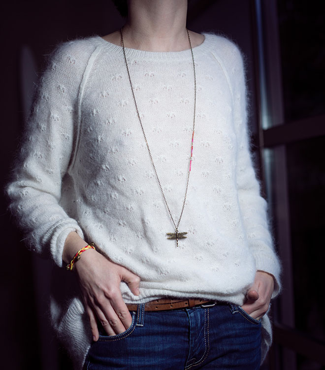 DIY Sautoir /// Belle envol&eacute;e