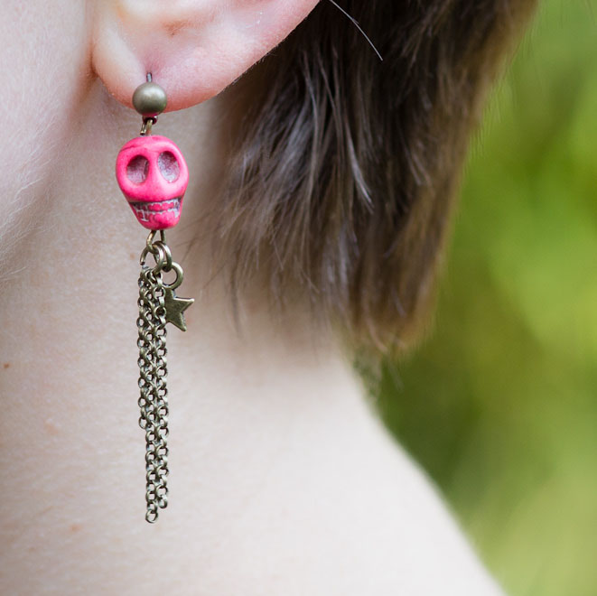 diy creation bijoux boucles oreilles spring rocks