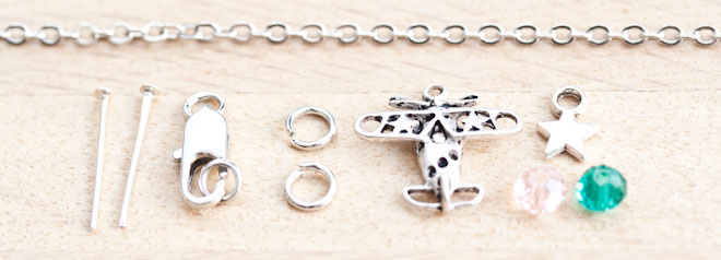 kit bijoux diy tutoriel collier ruban aviator
