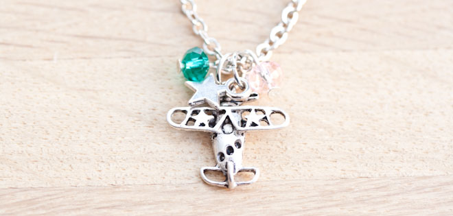 kit bijoux diy tutoriel collier aviator