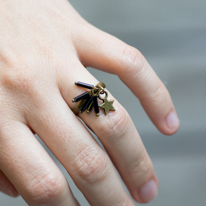 DIY Bague /// Pluie d'&eacute;toiles
