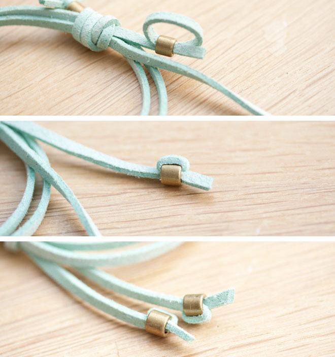 diy creation bijoux bracelet love su&eacute;dine