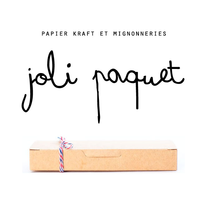 Petites bo&icirc;tes en papier kraft et autres mignonneries, c'est parti !