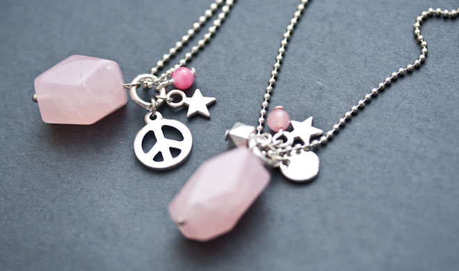 diy creation bijoux sautoir capucine