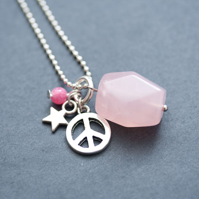 DIY Tutoriel Sautoir Pink Capucine