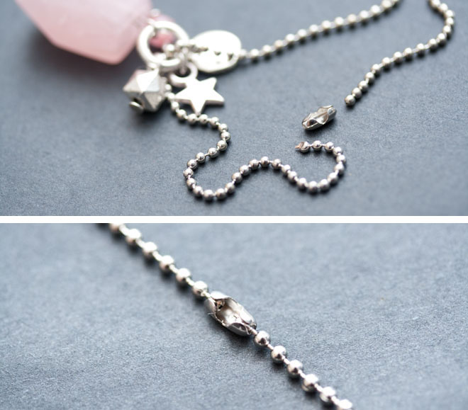 diy cr&eacute;ation bijoux sautoir capucine