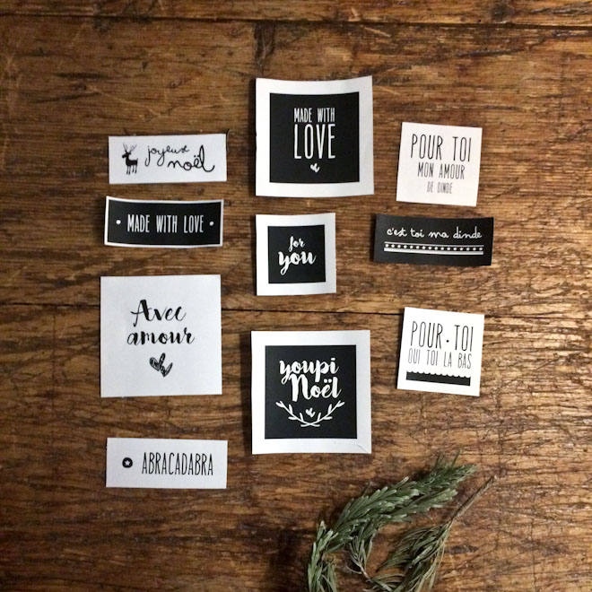 10 &Eacute;tiquettes de No&euml;l pour vos beaux cadeaux