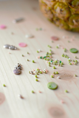 breloque ananas perles breloque et pendentif