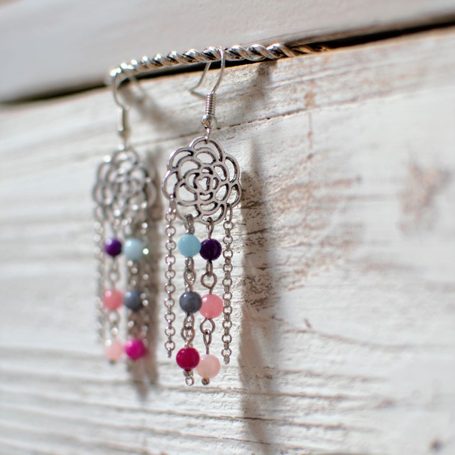 Tuto : Boucles d'oreilles boh&egrave;mes