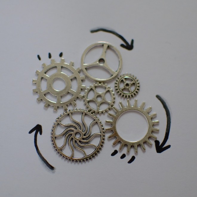 Tuto : bijoux rouages argent&eacute;s