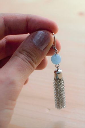 boucle d'oreille terminée
