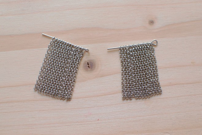 chaînettes et clous à boucle